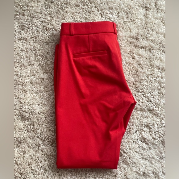 Banana Republic Sloan Pants Sz 2S Red - Picture 2 of 7